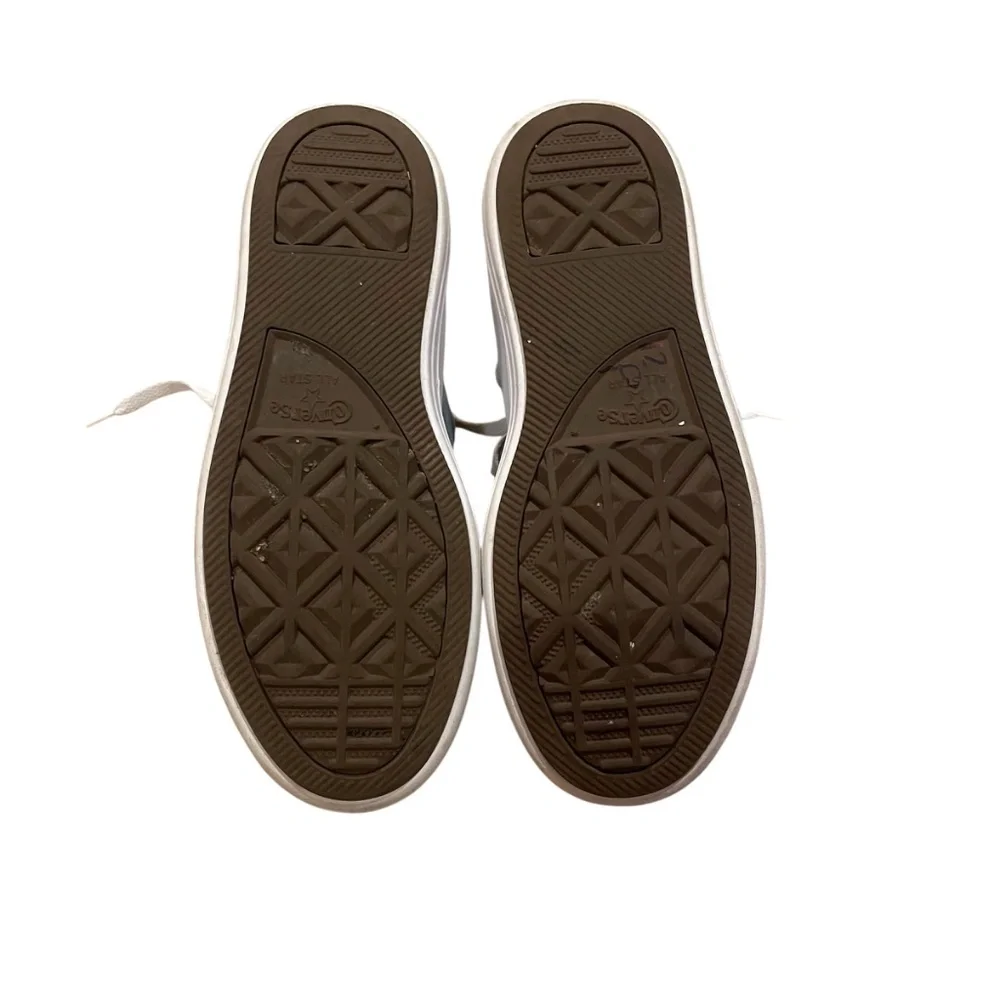Converse All Star Chuck Taylor Blue Platform Canvas Sneakers Women’s 7 (Kids 5)
